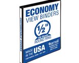 Samsill Economy 0.5 Inch 3 Ring Binder, Made in The USA, Round Ring Bind... - $59.10+