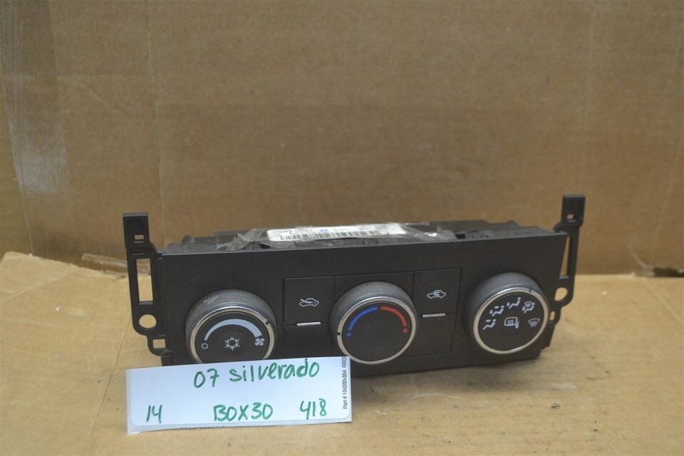07-09 GMC Sierra 1500 AC Temperature Climate 25901391 Control 418-14 Bx 30 - $34.29