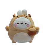 Molang Animal Friends Mochi Stuffed Animal Plush Doll Korean Toy (Squirrel) - $79.31 CAD
