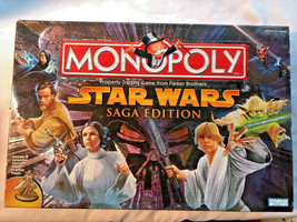 Vintage Star Wars Monopoly Saga Edition Complete - £35.95 GBP