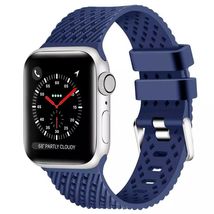 Silicone Band Strap for Apple Watch Series Sports 38/40/41/42/44/45 mm 1... - $9.98