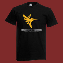 Humminbird Fishing Logo Men&#39;s Black T-Shirt Size S-5XL - £11.80 GBP+