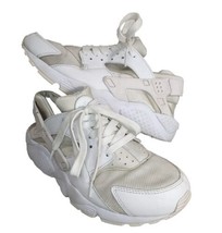 Nike Air Huarache Athletic Running Shoes White Youth 7Y Womens 8.5 654275-110 - £25.06 GBP