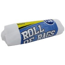 Pro-Clean Basics 1 Lb. Roll of Rags, White Cotton Lint Free Knit Fabric  - £4.99 GBP