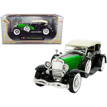 1934 Duesenberg Black and Green 1/32 Diecast Model Car by Signature Models - £28.30 GBP
