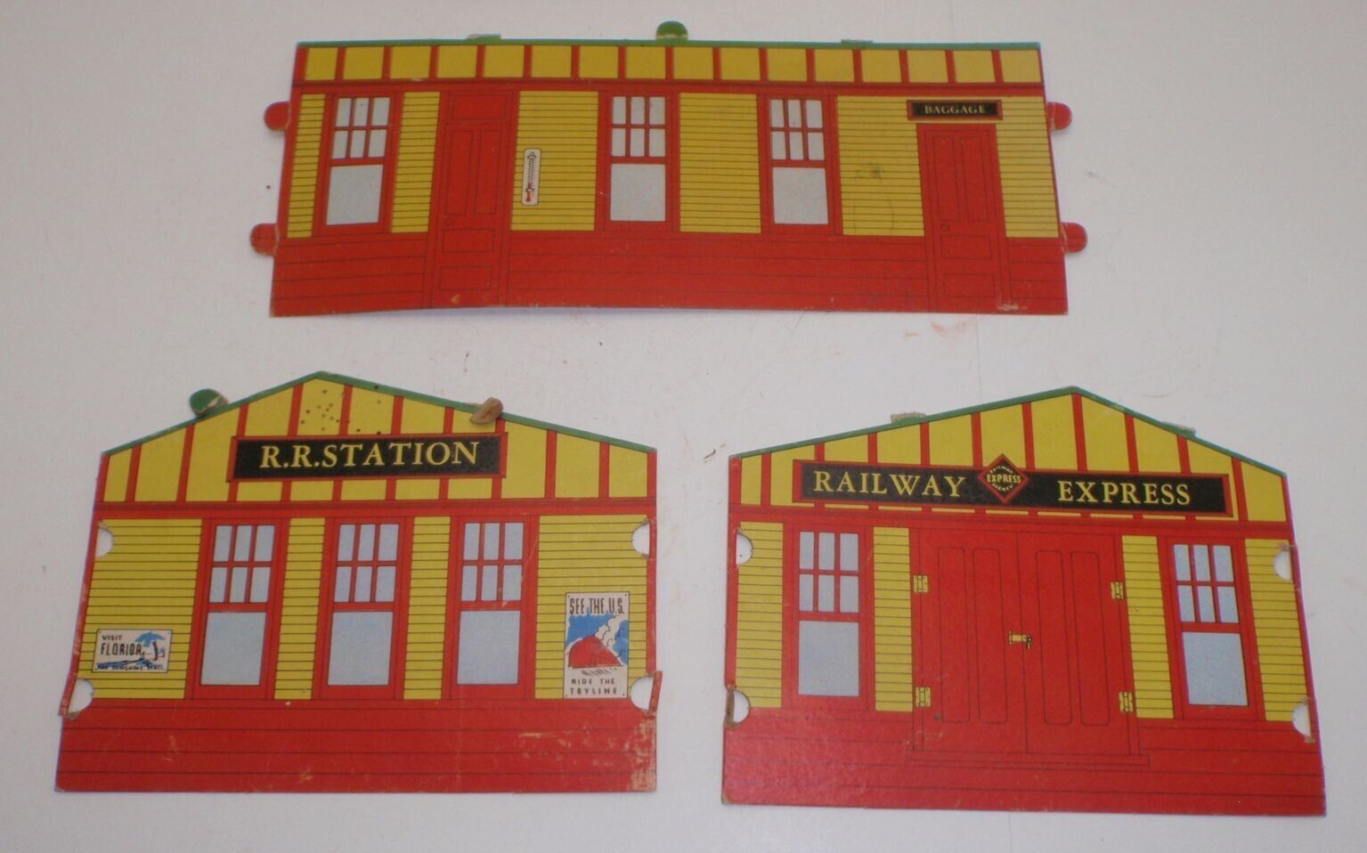 Railway Express Paper Train Station - $2.99