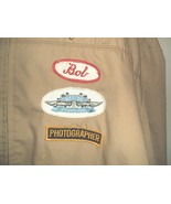 Vintage 1970s NASCAR official photographer &quot;Bob&quot; khaki XXX-Large windbre... - $75.00