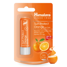 3x Sun Protect Orange Lip Care Himalaya-pack of three4.5g each shield for UV ray - $21.17