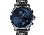 Hugo Boss Herren-Quarzuhr HB1513677, Edelstahl, blaues Zifferblatt, 41 mm - £99.90 GBP