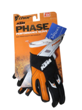 KTM Phase Gloves Youth XS 08 Thor Orange Black NEW OEM - $22.72