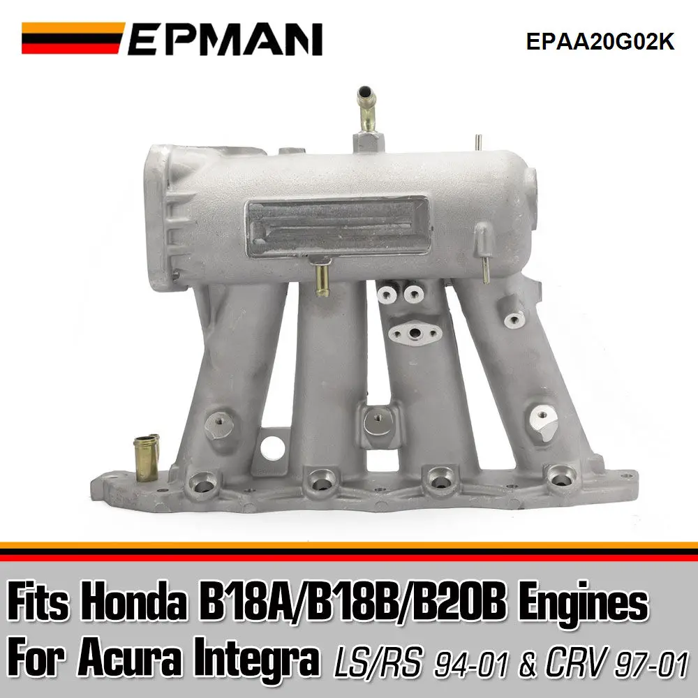 EPMAN Air Intake Manifold Cast Aluminum For Acura Integra 94-01 LS/RS B18A/B18B/ - £536.89 GBP