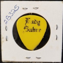 LADY SABRE - VINTAGE OLD STAGE USED CHRIS WARREN TOUR CONCERT GUITAR PICK - £15.83 GBP