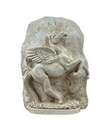 Placca da parete greca mitologia cavallo alato Pegaso intonaco duro 13,4... - $177.79 CAD