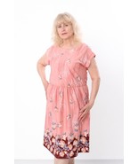 Casual Cotton Dress – Straight Silhouette with Boat Neck &amp; Elastic Waist... - $711.08 MXN+