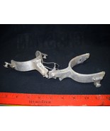 Antique RARE Cast Aluminum Star Rowel Crockett-Renalde Spur Set w/Chap G... - $148.50