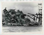 USS Arizona Wreckage 8x10 Black &amp; White Photo December 7, 1941 - £14.01 GBP