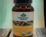 Organic India Organic Ashwagandha 90 Vegetarian Capsules Gluten-Free EXP... - $21.55