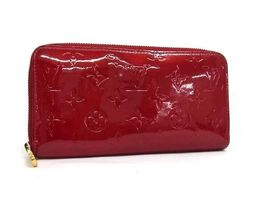 Louis Vuitton Vernis Long Wallet Vernis Red Zippy Wallet - $3,338.18 MXN
