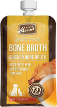 Merrick Grain Free Chicken Bone Broth: Nourishing Superfood Topper for Pets - $8.86+