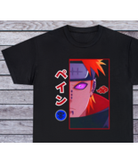 Pain Akatsuki T Shirt Naruto Shippuden Tee 90s Anime Clothing Manga Japa... - $19.87+