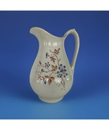 Antique White Ironstone w/Blue Floral Pitcher Back Stamp “Standard of Th... - $66.34 CAD