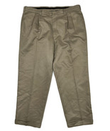 Savane Men Size 40x30 (Measure 38x30) Beige Silkworks Tapered Cuffed Pants - $13.86