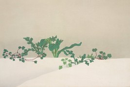 11867.Poster decor.Home Wall.Room Japan art.Kamisaka Sekka painting.Green plants - £13.02 GBP+