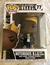 Funko Pop! Rocks: Music - Notorious B.I.G. with Crown Collectible Figure 77 - £11.94 GBP