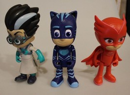 PJ Masks Toys 6” Figures Lot Of 3 Talking Catboy Romeo Owlette Just Play Works - £20.89 GBP