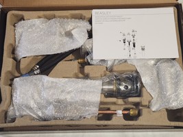 Signature Hardware 480488 Beasley Widespread Bathroom Faucet - Brushed Nickel - $244.90