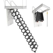 VEVOR Attic Ladder, 660LBS/299.4KG Capacity, Fits 10.5 to 11 ft Ceiling ... - $683.90