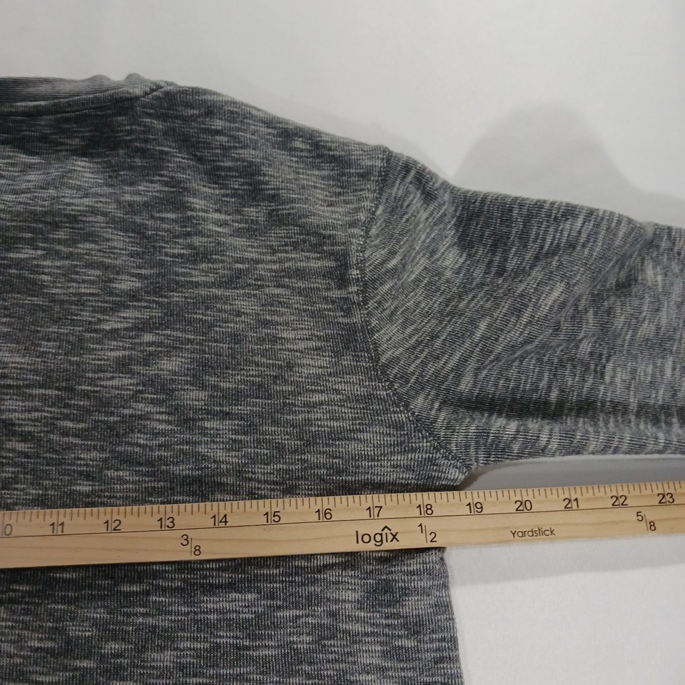 Lucky Brand 7M62050 Men's Gray Cotton Twisted Stub Henley Sweatshirt Size Small Item image 6