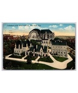 Cathedral of St John The Divine New York NY NYC DB  Postcard H26 - £1.52 GBP