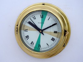 Orologio Schiavo Ottone Marittimo Vintage Navigazione Barigo Germania Na... - $157.36