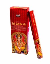 Darshan Sri Ganesh Incense Fragrance Sticks Pack of 6 Essences 120 Sticks - £13.99 GBP
