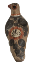 Mexican Pottery Tonala Bird Dove Partridge Colorful Hand Painted Folk Art - £27.10 GBP