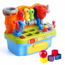 Multifunctional Musical Learning Tool Workbench Toy Set For Kids With Shape Sort - £51.95 GBP