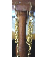 Shanrocks 12/20 GF Chain &amp; Bead earrings - $149.76 MXN