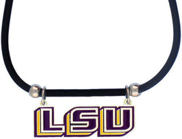 LSU Louisiana State Tigers Licensed Rubber Necklace - £11.07 GBP