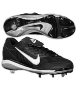 MEN&#39;S NIKE AIR SLIDER CT METAL BASEBALL ATHLETIC CLEATS/SHOES BLACK NEW ... - $63.07 CAD