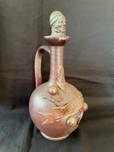 Antique Calvados French Stoneware Jug Riva Bella Normandy 10&quot; tall Cruch... - $149.00
