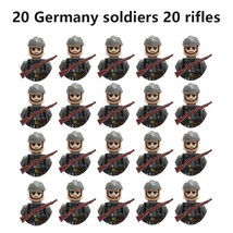 20Pcs/Set WW2 Military Soldier Building Blocks Action Figure Bricks Toys... - $23.99
