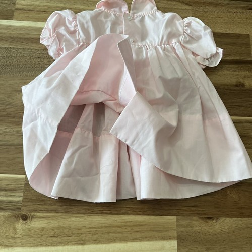 Vintage Pink Baby Togs Smocked Infant Easter Dress Size 3-6 Months Item image 7