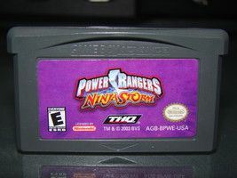 Nintendo Gameboy Advance   Power Rangers   Ninja Storm (Game Only) - £6.26 GBP