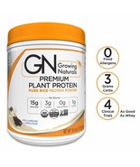 Growing Naturals Rice Protein Isolate Powder, Vanilla Blast, 465-Gram - £26.12 GBP