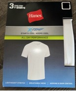 Hanes X-temp ~ Mens 3-Pack T-Shirts Crew Neck White Performance Mesh ~ M - $28.71 CAD