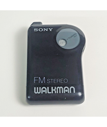 Sony Walkman SRF-26 Portable Stereo FM Radio Belt Clip Black Tested Vintage - $14.84