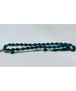 Blue Fire ambe with silver tasbih prayer rosary 14 grams 33 beads 22 cm ... - $1,473.65 MXN