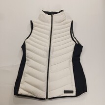 Calvin Klein RN#54163 Performance Women's White/Black Full Zip Puffer Vest Small image 12