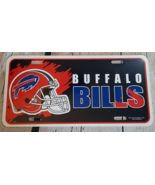 Vtg 90s NFL Buffalo Bills Plastic LICENSE PLATE CAR TAG NEW Rico Industries - £10.26 GBP